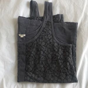 J.Crew Cotton Lace Tank Top